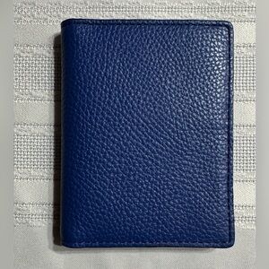 Jack Spade Royal Blue Leather Card Holder